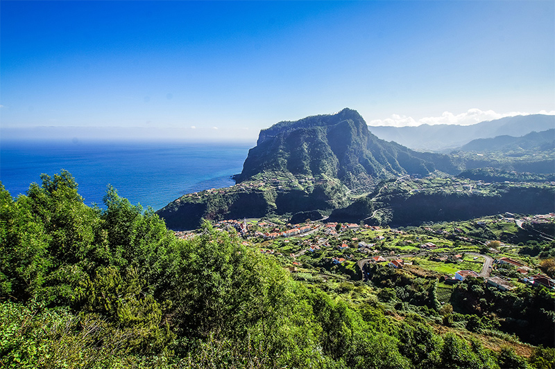 Uitzicht over Madeira