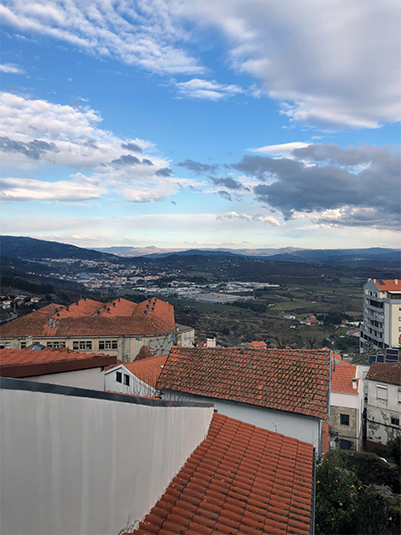 Uitzicht vanuit Covilhã