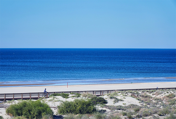 Fietsen bij Monte Gordo