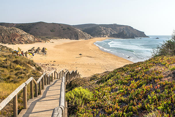 Costa Vicentina, westkust van de Algarve, Portugal